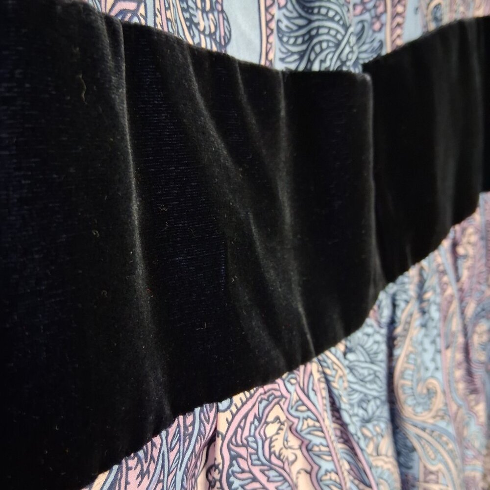 Anthropologie Plenty by Tracy Reese Dress 100% Silk Scallop Velvet Details SZ 8 - Picture 6 of 8